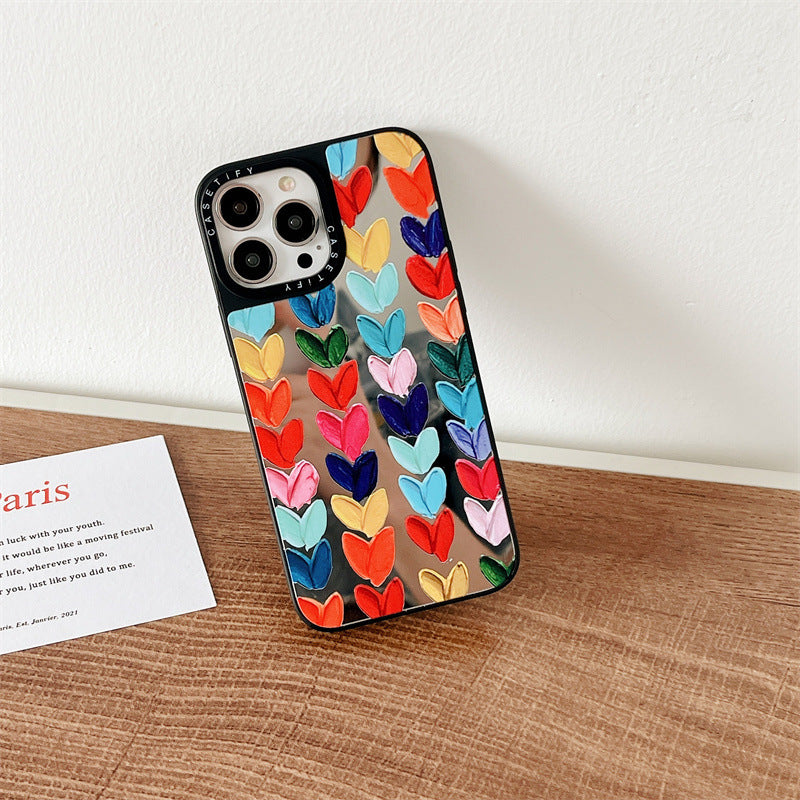 Coque de téléphone Kawaii Art Pop Heart Love Butterfly