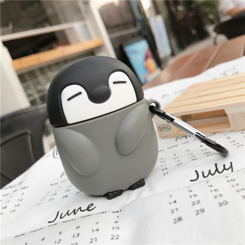 Kawaii Penguin Earphone Set Compatible with Apple, Cute