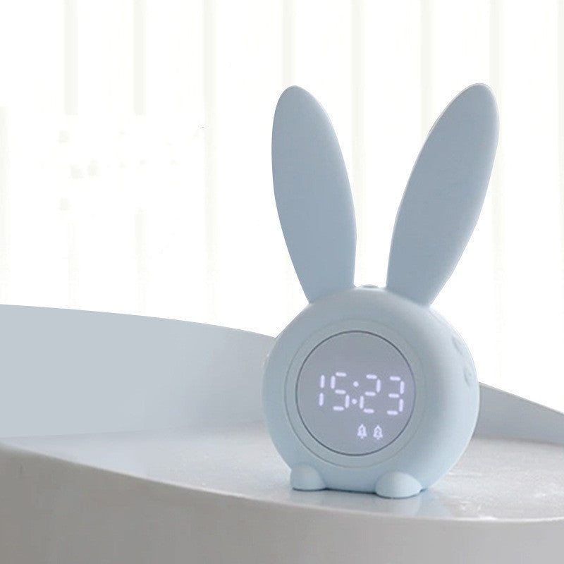 Super Kawaii Rabbit Alarm Clock Cute Bunny Ears Design