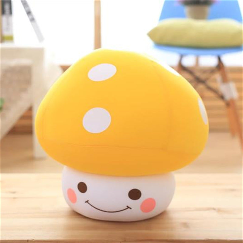 Kawaii Mushroom Cute Soft Pillow muñeco de peluche Mario Brothers
