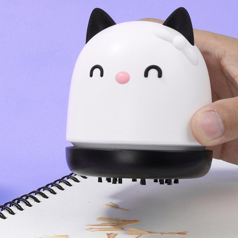Mini aspiradora Kawaii Kitty, borrador de succión, portátil de mano para estudiantes de escritorio de oficina
