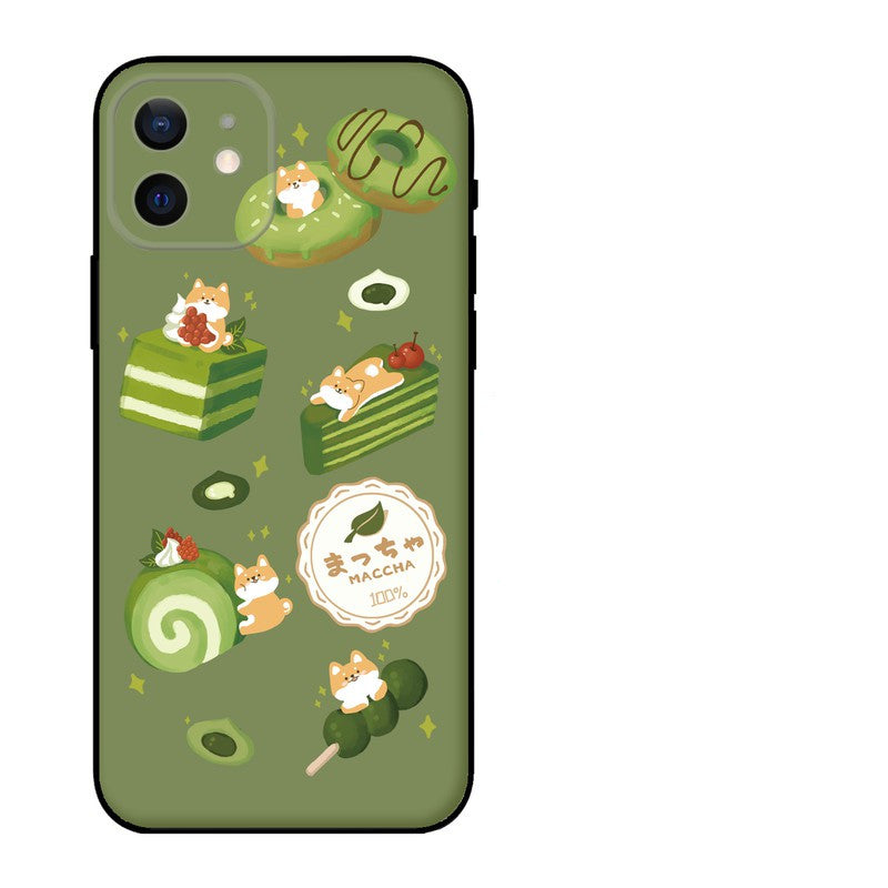 Estuche para teléfono Super Kawaii Shiba Inu Dog Sushi Cute Anime Cartoon Diseño japonés