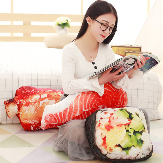 Kawaii Sushi almohada simulación creativa Snack peluche juguete