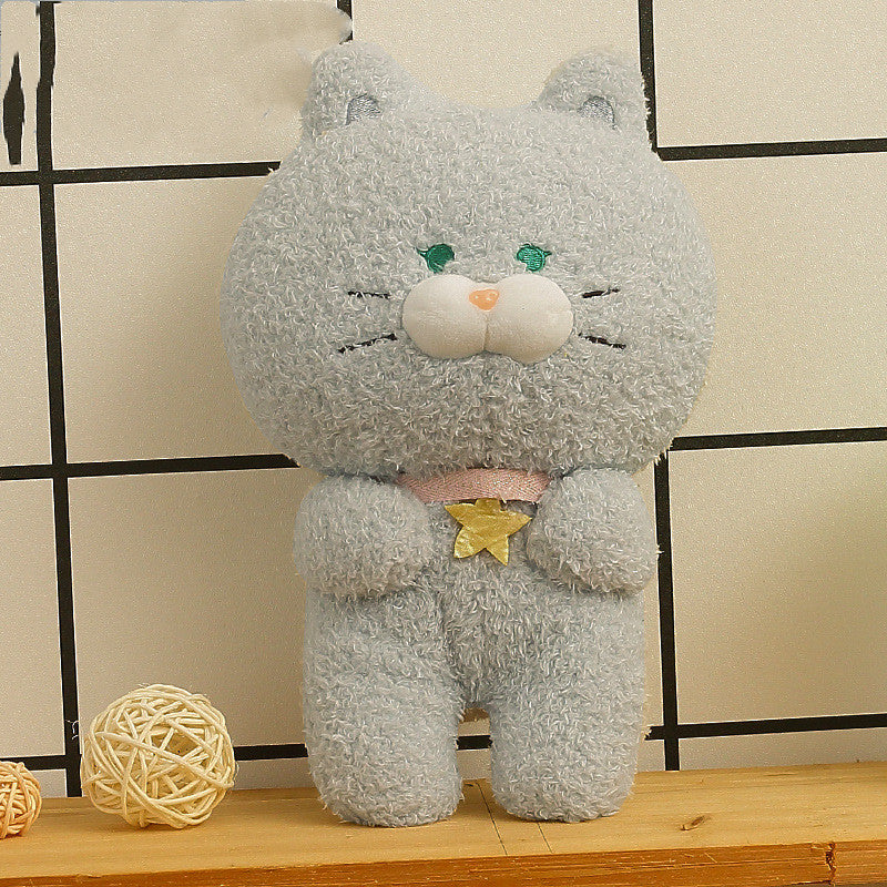 Muñeco de peluche Kawaii Cat, muñeco de trapo bonito