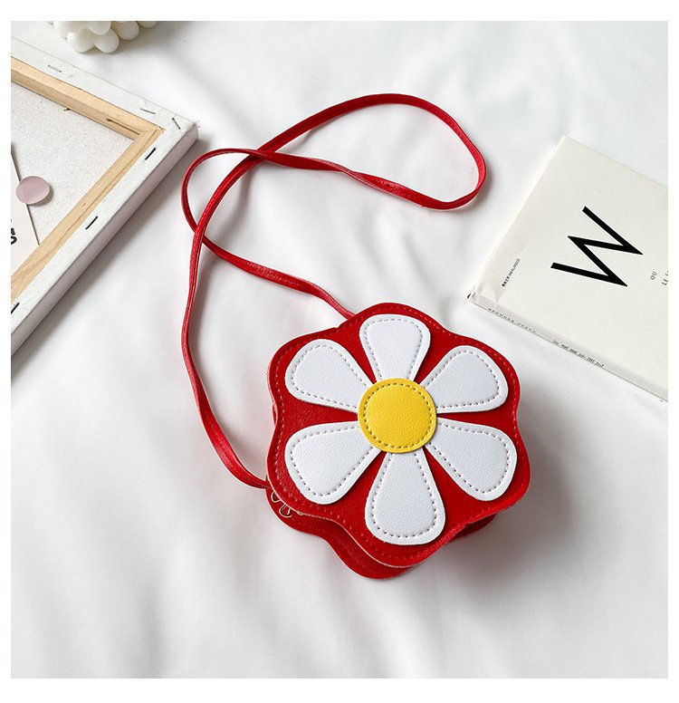 Diseño de bolsa de flores de hombro Kawaii