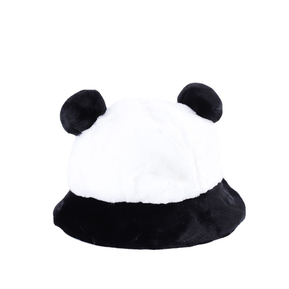 Kawaii Panda sombrero orejeras diseño lindo felpa cálida protección para los oídos Harajuku