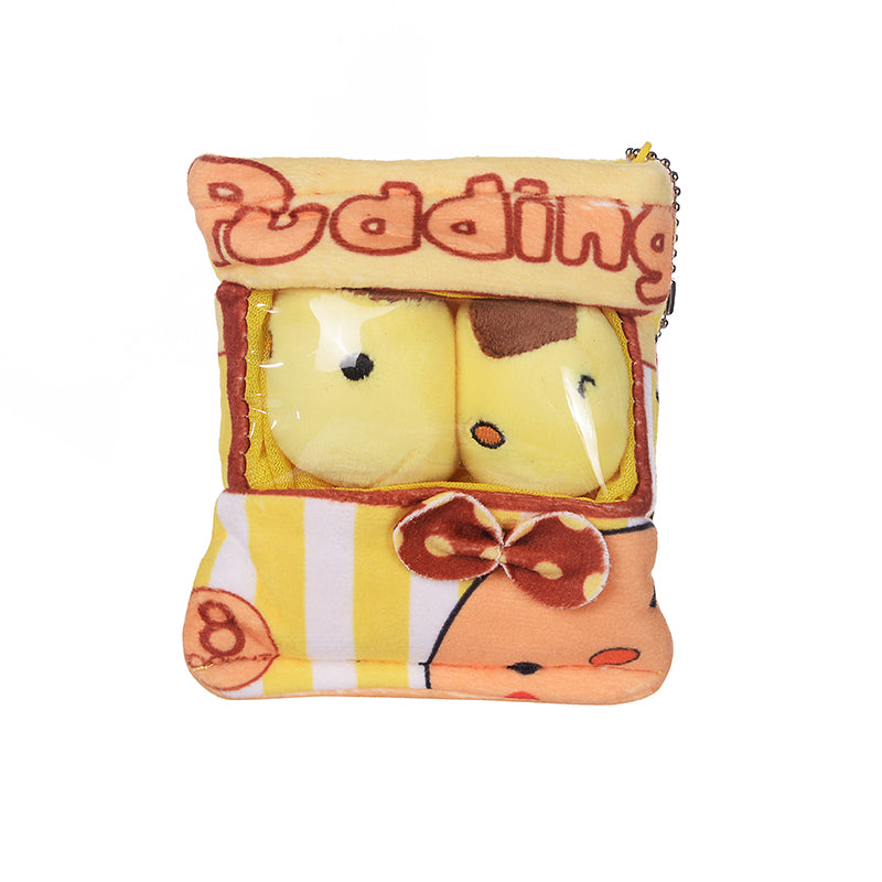 Kawaii Mini Boules En Peluche Snack Sac Pendentif Pudding Animaux Mignons