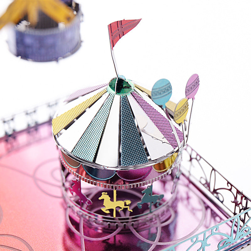 Kawaii Ferris Wheel Fair Handmade Puzzle Assembling Toy Cute Ornaments