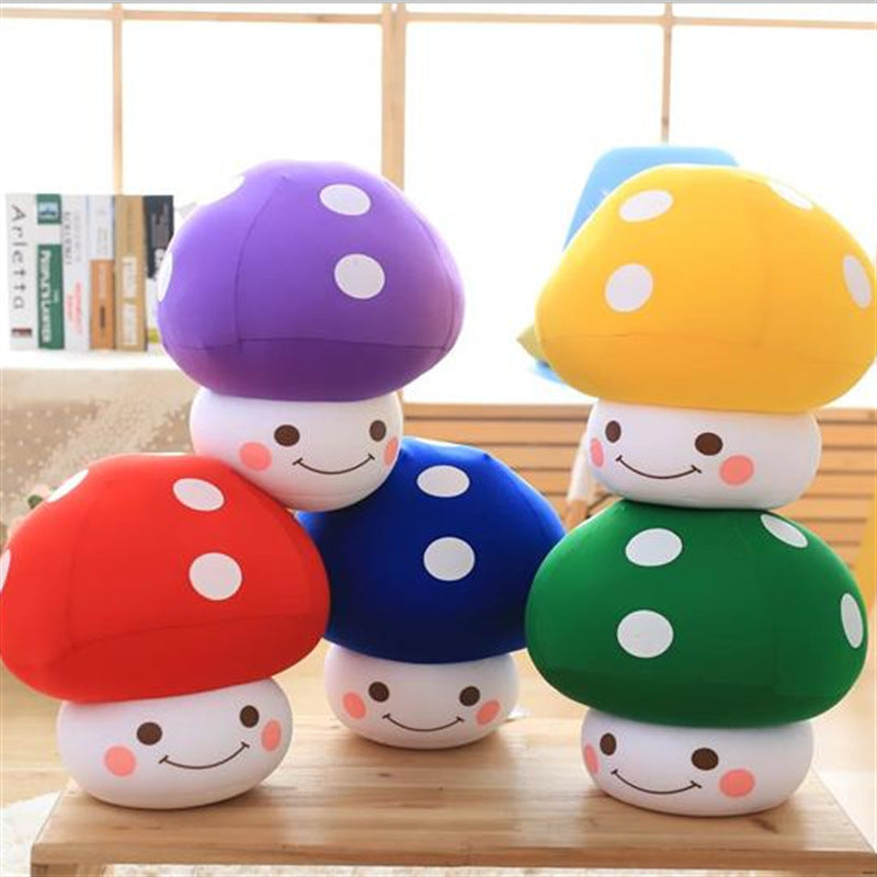 Kawaii champignon mignon doux oreiller en peluche poupée jouet Mario Brothers