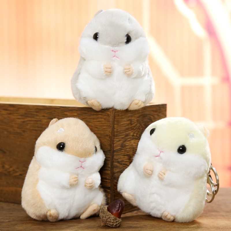 Kawaii Hamster Plush Doll Cute Keychain