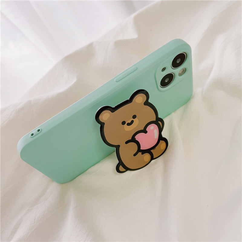 Kawaii Japanese Cute Bear Anime Silicone Phone Case