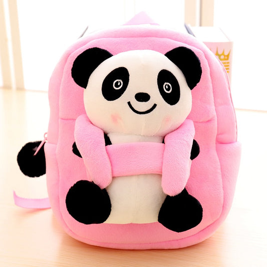 Kawaii Panda Girl Anime Cartoon Plush Backpack School Children's Bag