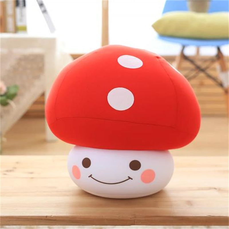 Kawaii Mushroom Cute Soft Pillow Plush Doll Toy Mario Brothers