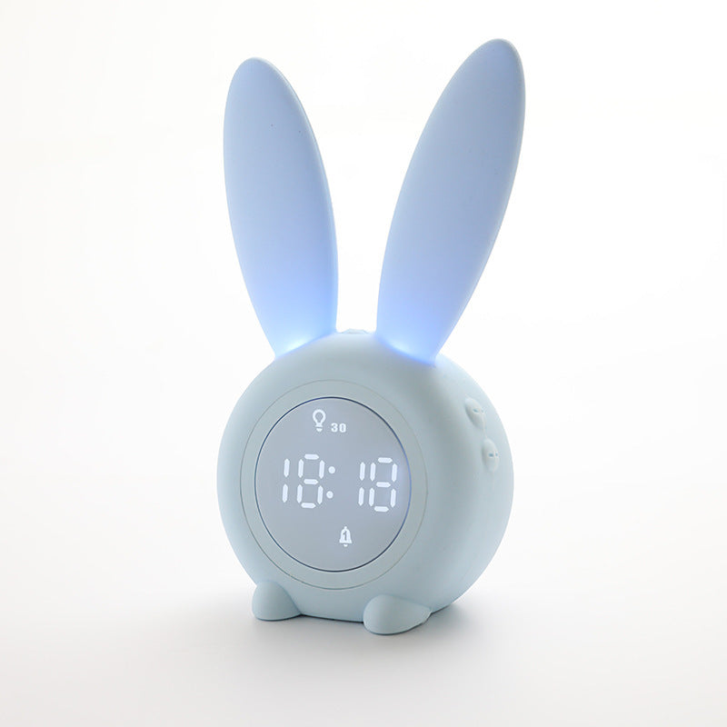 Super Kawaii Rabbit Alarm Clock Cute Bunny Ears Design