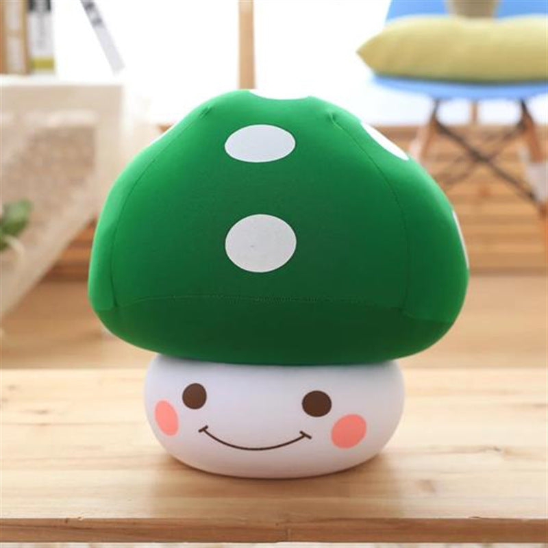Kawaii Mushroom Cute Soft Pillow Plush Doll Toy Mario Brothers