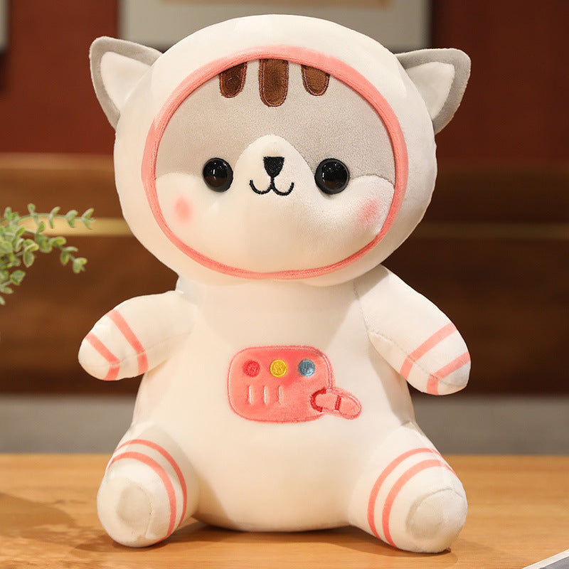 Kawaii Space Animals Anime Series Plush Dolls Toys Panda Bunny Piggy Bear Kitty