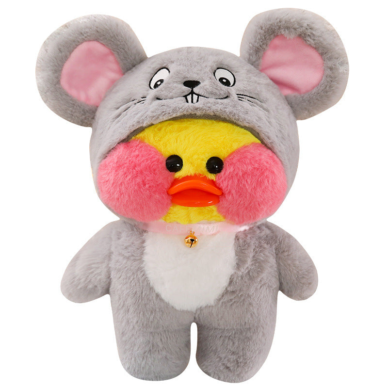Kawaii Duck with Cute Animals Costume Doll Plush Toys