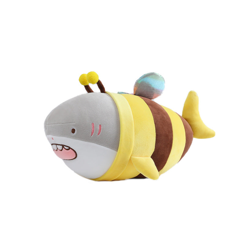 Kawaii Shark Bee Plush Toy Doll Birthday Gift
