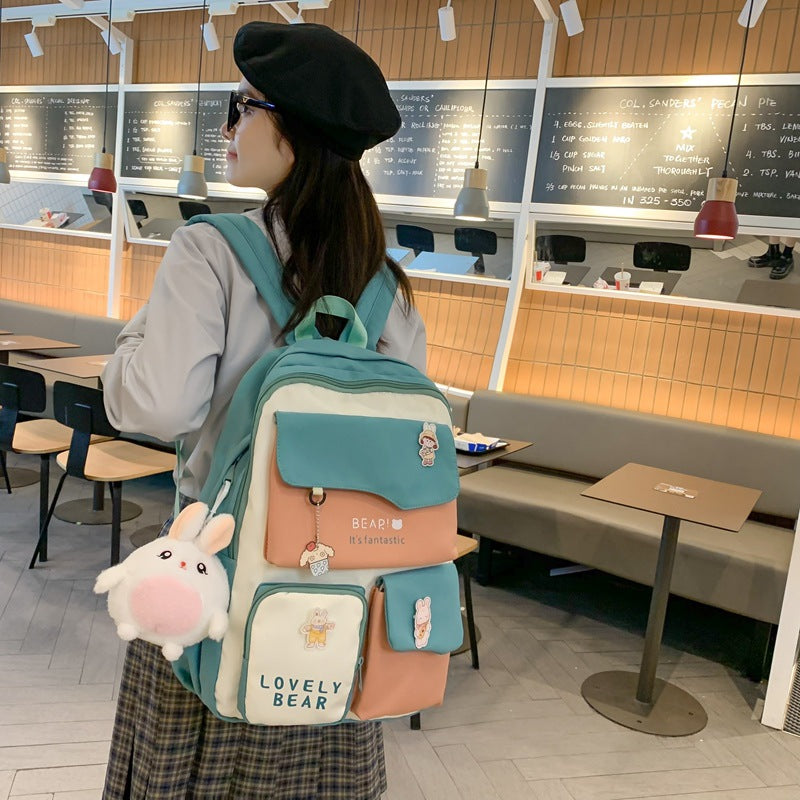 Kawaii Women's Japanese Backpack Large Capacity Cute Anime Design Harajuku Fashion
