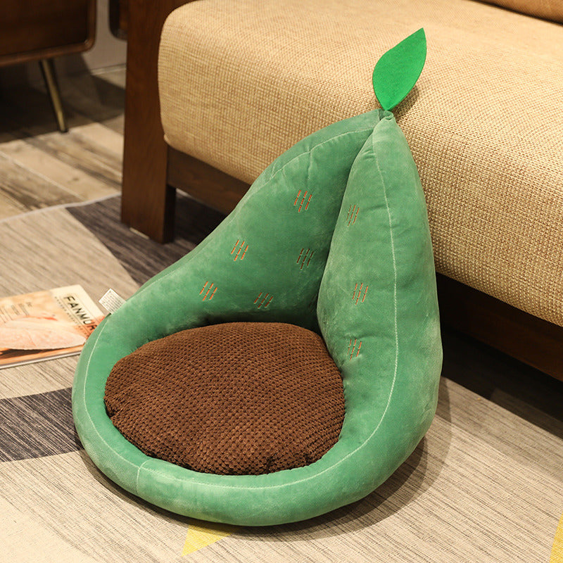 Kawaii multifonction en peluche fruits doux en peluche Cactus avocat carotte oreiller jouets maison bureau décor chaise coussin de siège