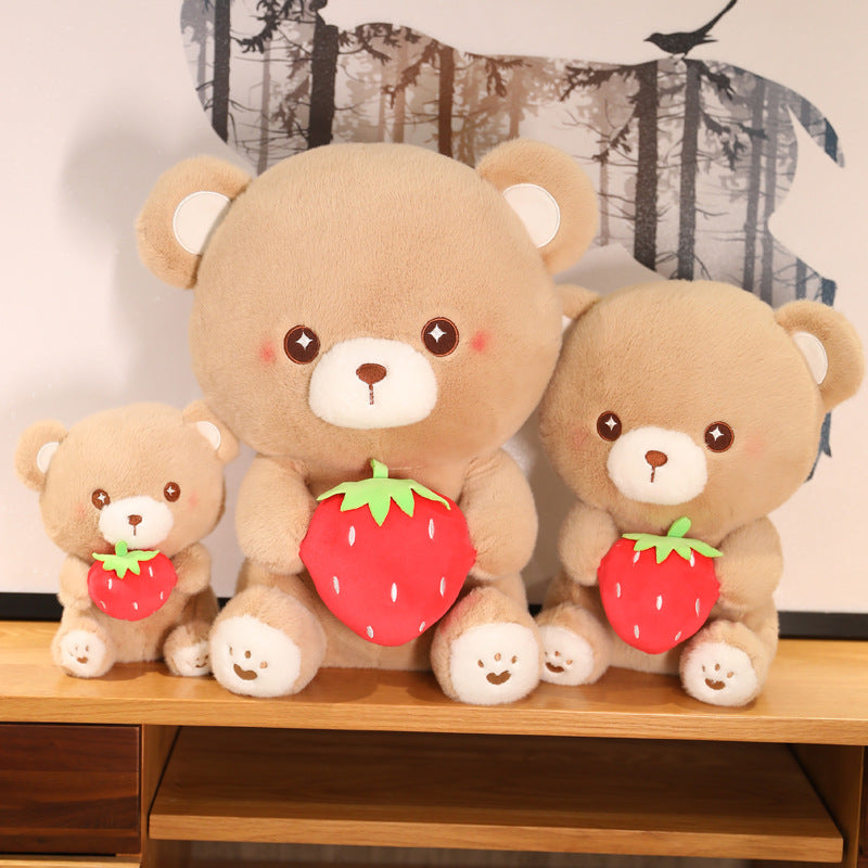 Kawaii Strawberry Bear Plush Toy Doll