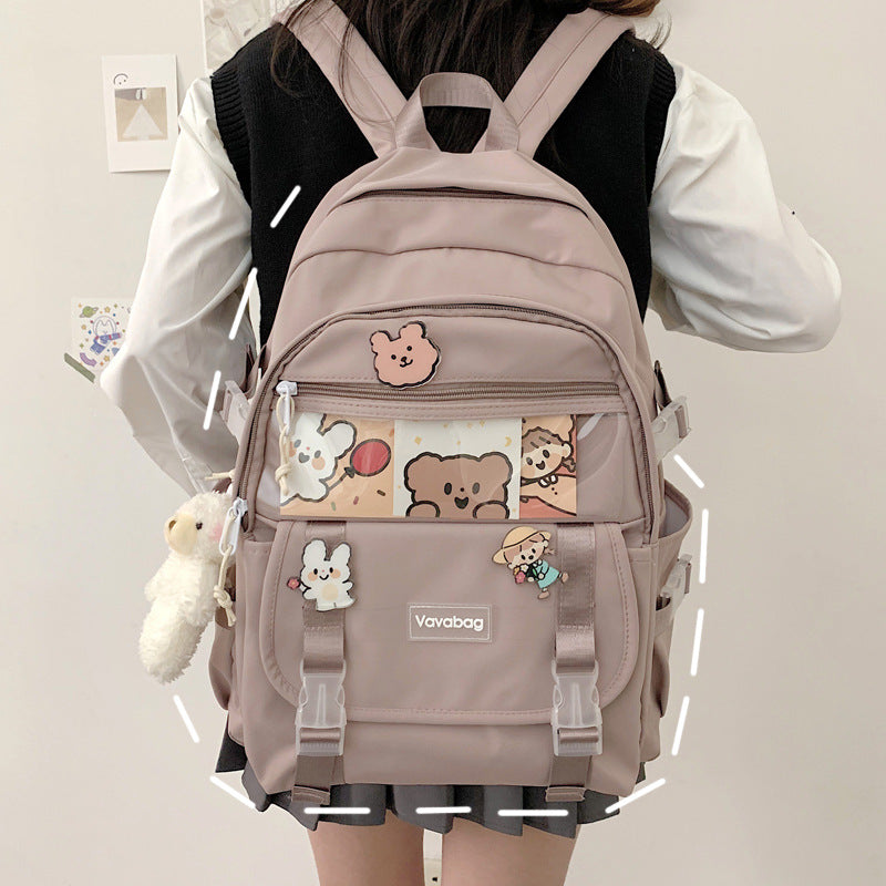 Kawaii Japanese Female Backpack Cute Anime Design Harajuku Fashion
