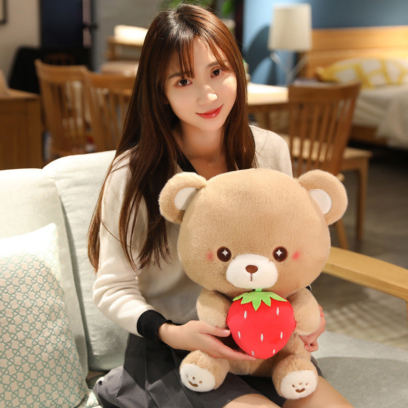 Kawaii Strawberry Bear Plush Toy Doll
