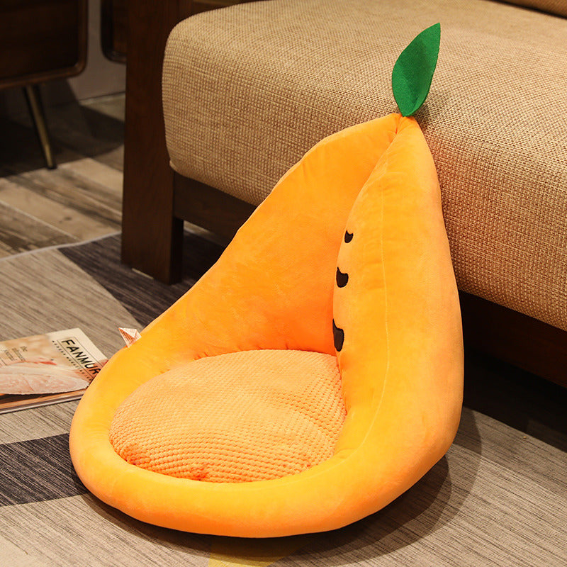 Kawaii multifunción fruta de peluche suave relleno Cactus aguacate zanahoria almohada juguetes hogar Oficina Decoración silla asiento cojín