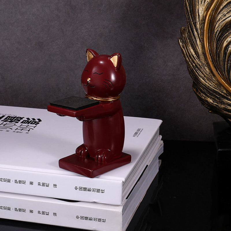 Présentoir d'ours mignon de table de montre de chat créatif de Kawaii