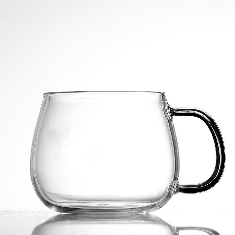 Kawaii Coffee & Chocolate Cup Glass Expression Moka Mug 280ml