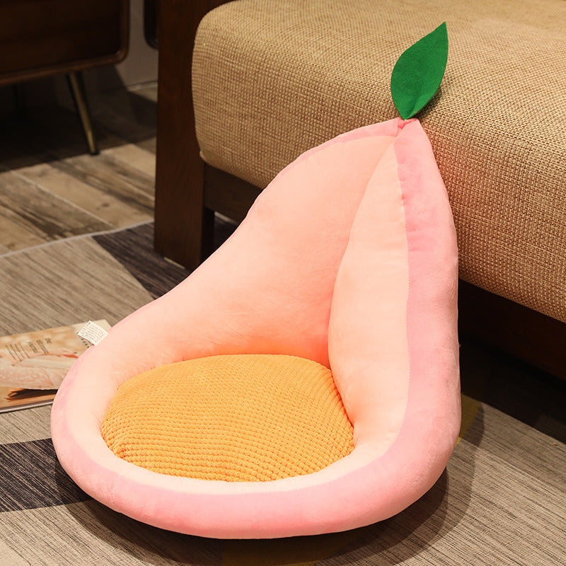 Kawaii multifonction en peluche fruits doux en peluche Cactus avocat carotte oreiller jouets maison bureau décor chaise coussin de siège